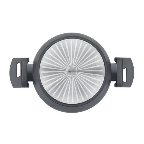 SERVIERPFANNE ALLROUNDER-BALANCE 28 cm  - Schwarz, Basics, Glas/Metall (28cm) - Berndes