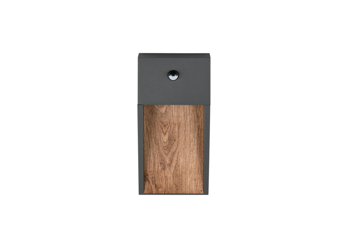 APLICĂ DE EXTERIOR - antracit/culoare natur, Basics, metal (33/16,5/4,5cm)