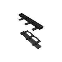BEFESTIGUNGSSET  - Schwarz, Basics, Kunststoff (19/3/39cm)