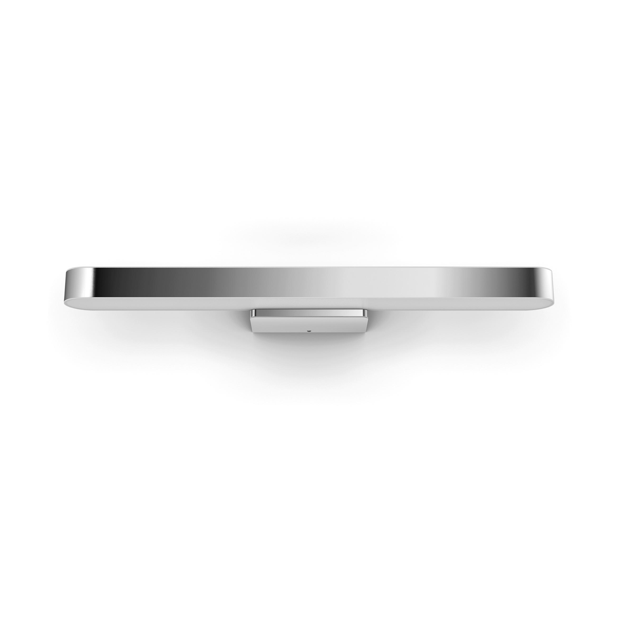 LED-WANDLEUCHTE 59,5/6,4 cm    - Silberfarben, Design, Metall (59,5/6,4cm) - Philips HUE