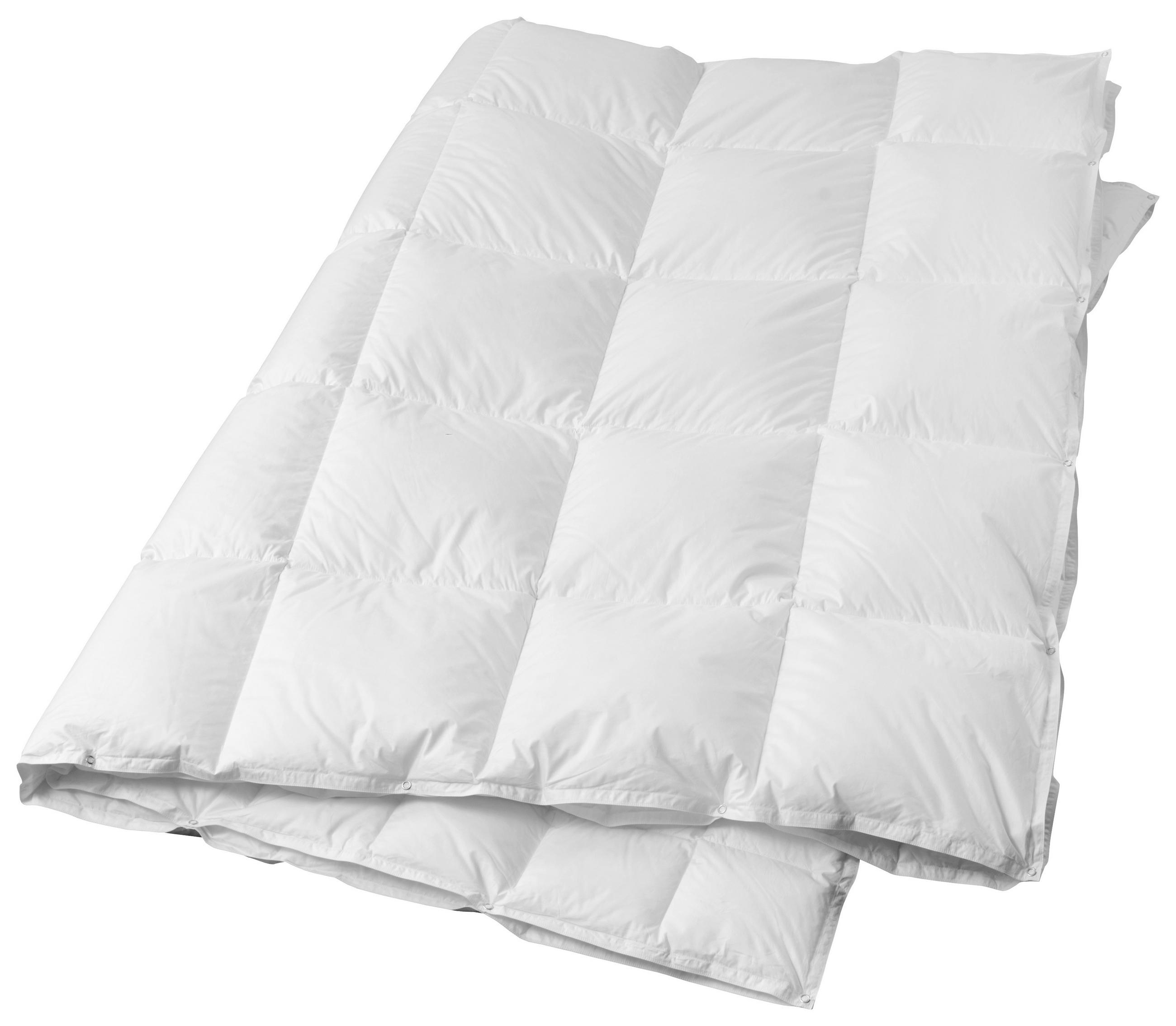 DUVET 160/210 cm LIPARI  - Weiss, Basics, Textil (160/210cm) - Billerbeck