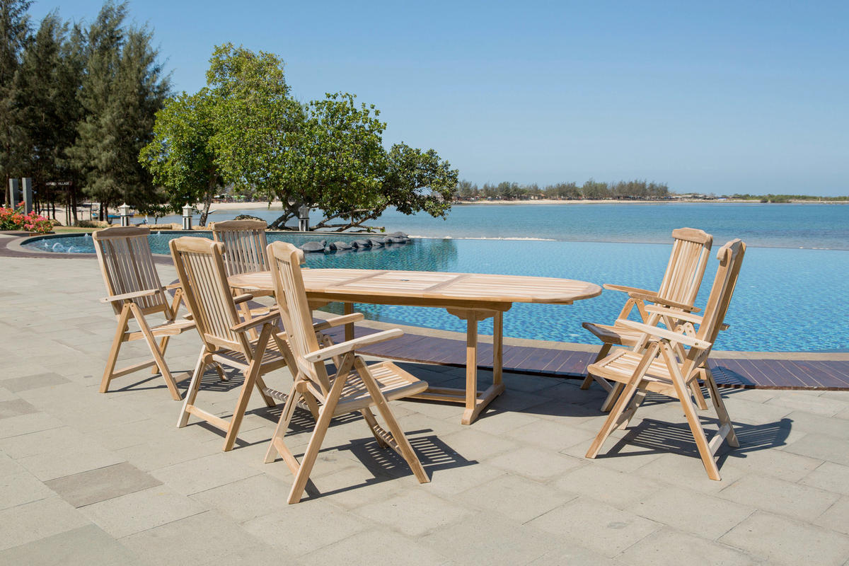 GARTENTISCH 180/100/75 cm  - Naturfarben, Natur, Holz (180/100/75cm) - Livetastic