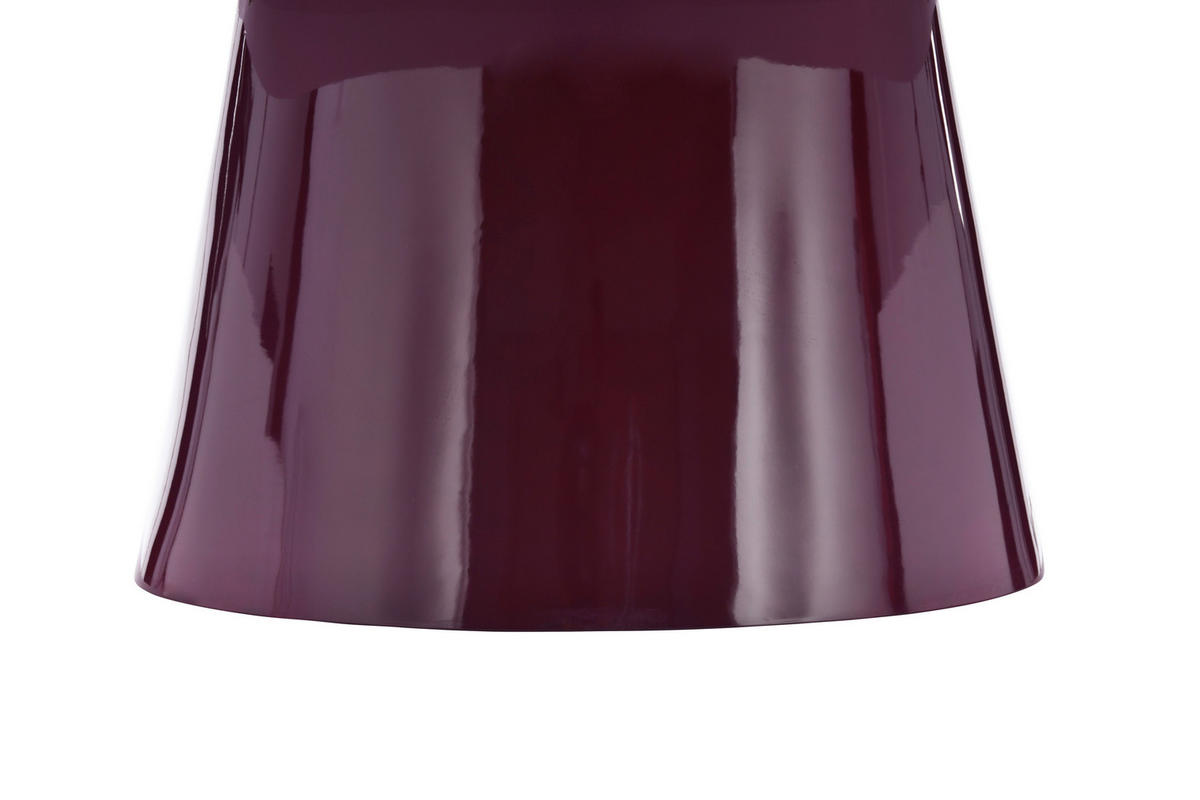 COUCHTISCH 110/60/40 cm oval Bordeaux  - Bordeaux, Basics, Holzwerkstoff (110/60/40cm) - MID.YOU