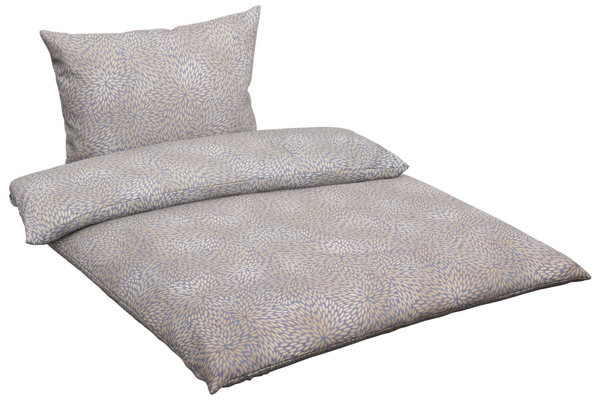 BETTWÄSCHE Atelier Flanell 140/200 cm  - Schieferfarben, KONVENTIONELL, Textil (140/200cm) - Estella