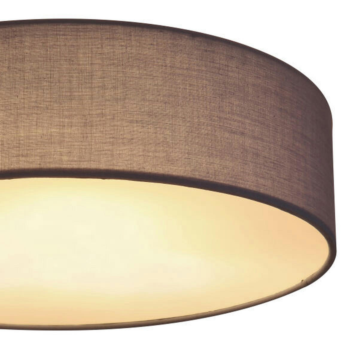STROPNA SVETILKA Sanna 40/10 cm   - bela/opal, Trendi, kovina/umetna masa (40/10cm)