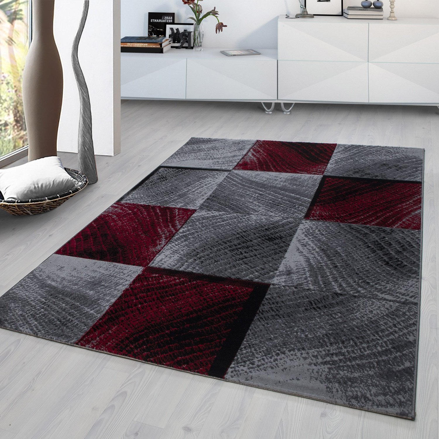 WEBTEPPICH 80/150 cm Plus 8003 Rot  - Rot, Design, Textil (80/150cm)