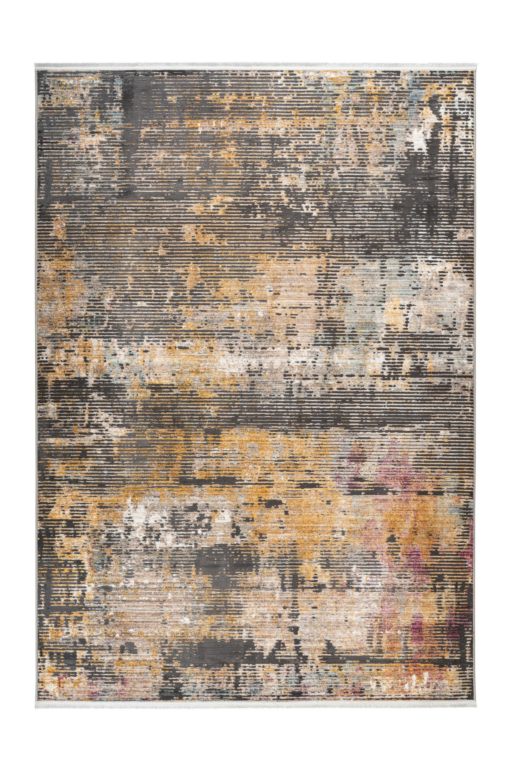 TKANI TEPIH  antracit, višebojna     - višebojna/antracit, Osnovno, tekstil (160/230cm)