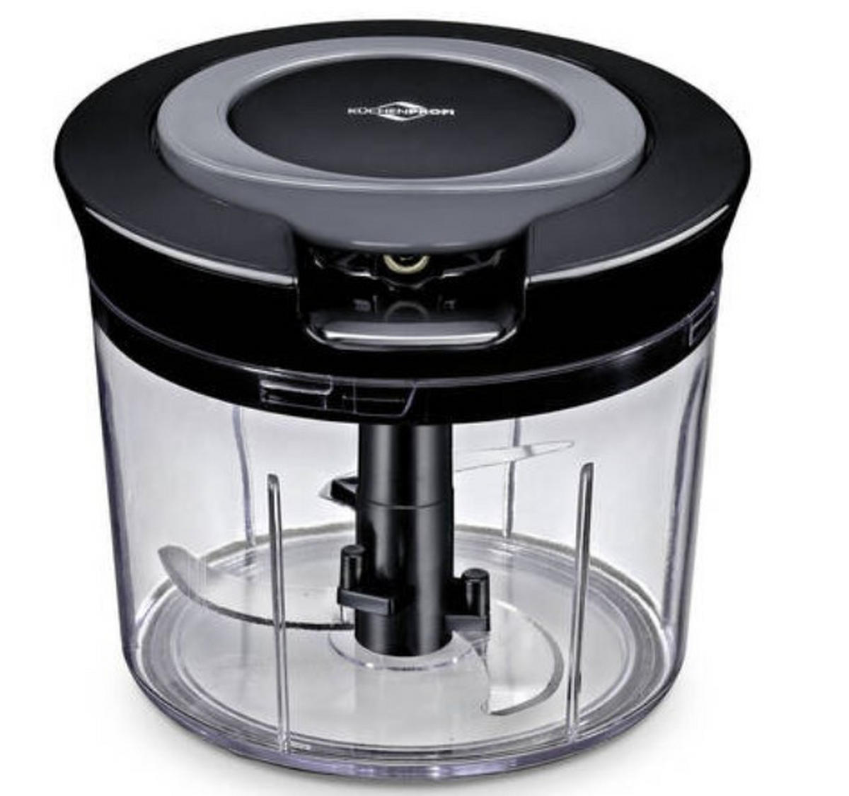 UNIVERSALZERKLEINERER TURBO  - Transparent/Schwarz, Basics, Kunststoff (14,8cm) - KÜCHENPROFI