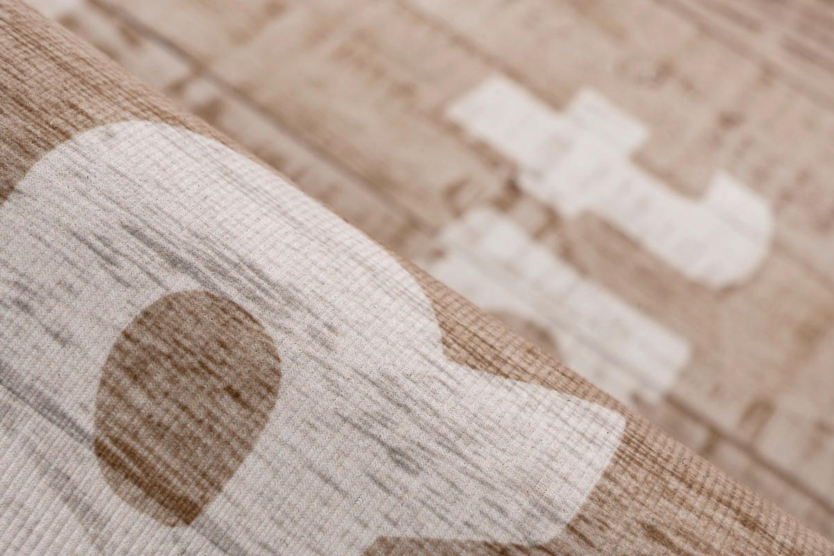 FLACHWEBETEPPICH 60/180 cm Beige rechteckig  - Beige, Basics, Textil (60/180cm) - Kayoom