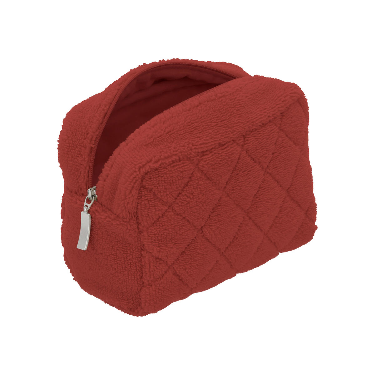 KOSMETIKTASCHE - Braun, Basics, Textil - Vossen