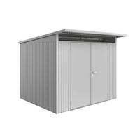 GERÄTEHAUS 260/218/260 cm  - Silberfarben, Design, Metall (260/218/260cm) - Biohort