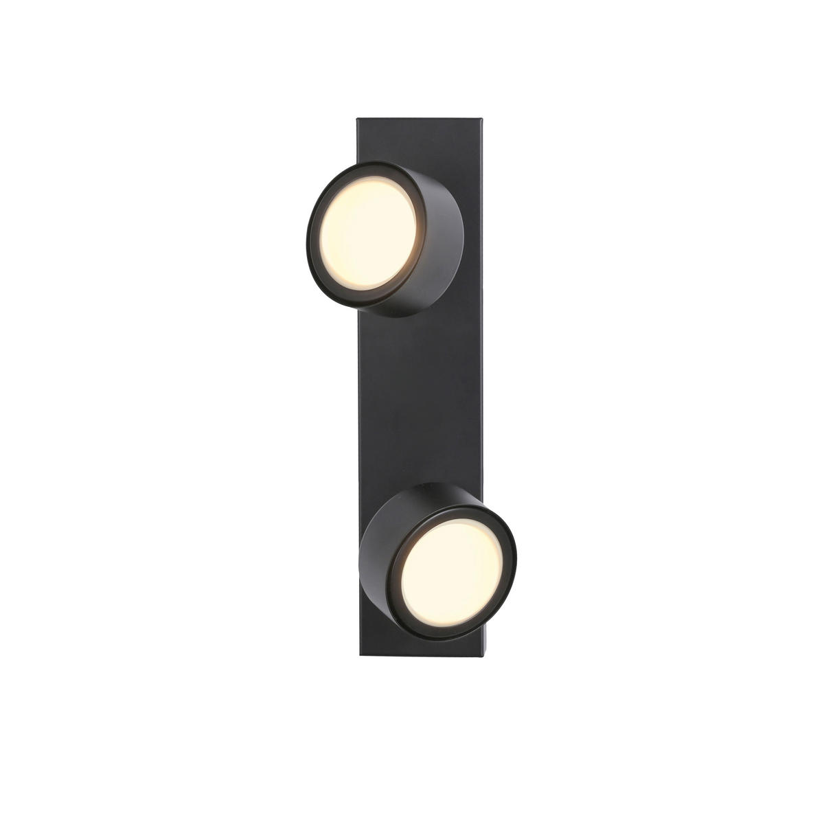LED-DECKENLEUCHTE 30/12/12,5 cm   - Schwarz, Design, Kunststoff/Metall (30/12/12,5cm) - Schöner Wohnen