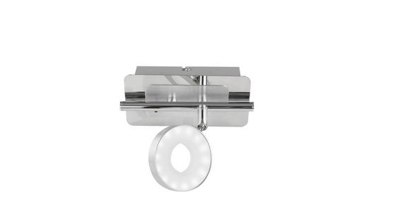 LED-STRAHLER 17,5/9/18,5 cm - Chromfarben/Alufarben, Trend, Metall (17,5/9/18,5cm) - Novel
