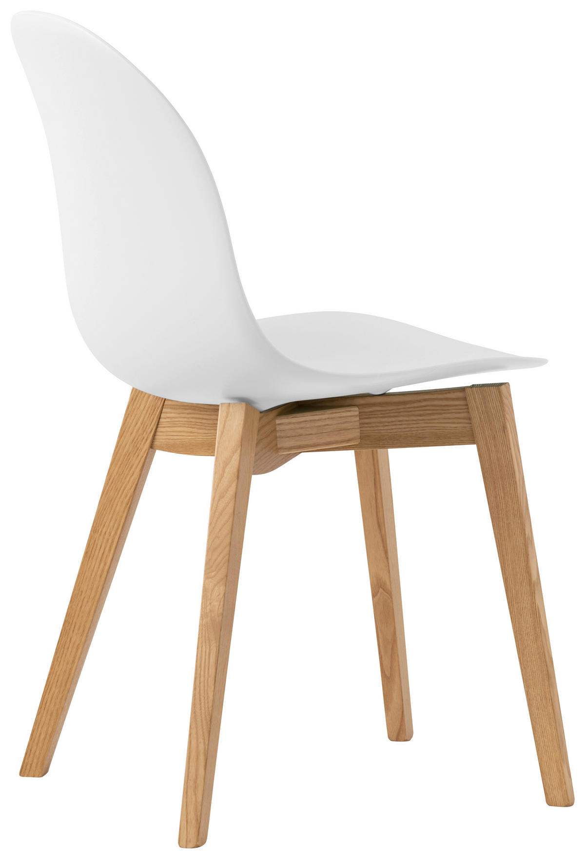 GARTENSTUHL-SET Eiche Weiß, Eichefarben  - Eichefarben/Weiß, LIFESTYLE, Holz/Kunststoff (50/50/50cm) - Connubia 