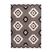 FLACHWEBETEPPICH 80/150 cm Grau  - Grau, Design, Textil (80/150cm) - Novel
