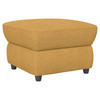 HOCKER in Textil Gelb  - Gelb/Schwarz, KONVENTIONELL, Kunststoff/Textil (68/45/68cm) - Livetastic
