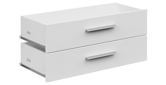 SCHUBKASTENEINSATZ 75,5/34,5/36,6 cm - Weiß Hochglanz, KONVENTIONELL, Holzwerkstoff (75,5/34,5/36,6cm) - Voleo