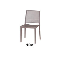 GARTENSESSEL-SET Taupe  - Taupe, Basics, Kunststoff (46/80/56cm) - Siena Garden