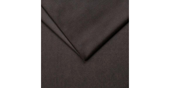 ECKSOFA  in Chenille Schwarzbraun  190/340 cm  - Schwarzbraun/Walnussfarben, Design, Kunststoff/Textil (190/340cm) - Belluti