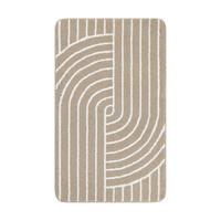 BADTEPPICH Beige 70/120 cm  - Beige, Basics, Kunststoff/Textil (70/120cm) - WECON HOME BASIC