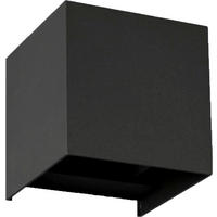 AUßENWANDLEUCHTE 11,2/11,2/11,2 cm   - Anthrazit, Design, Metall (11,2/11,2/11,2cm)