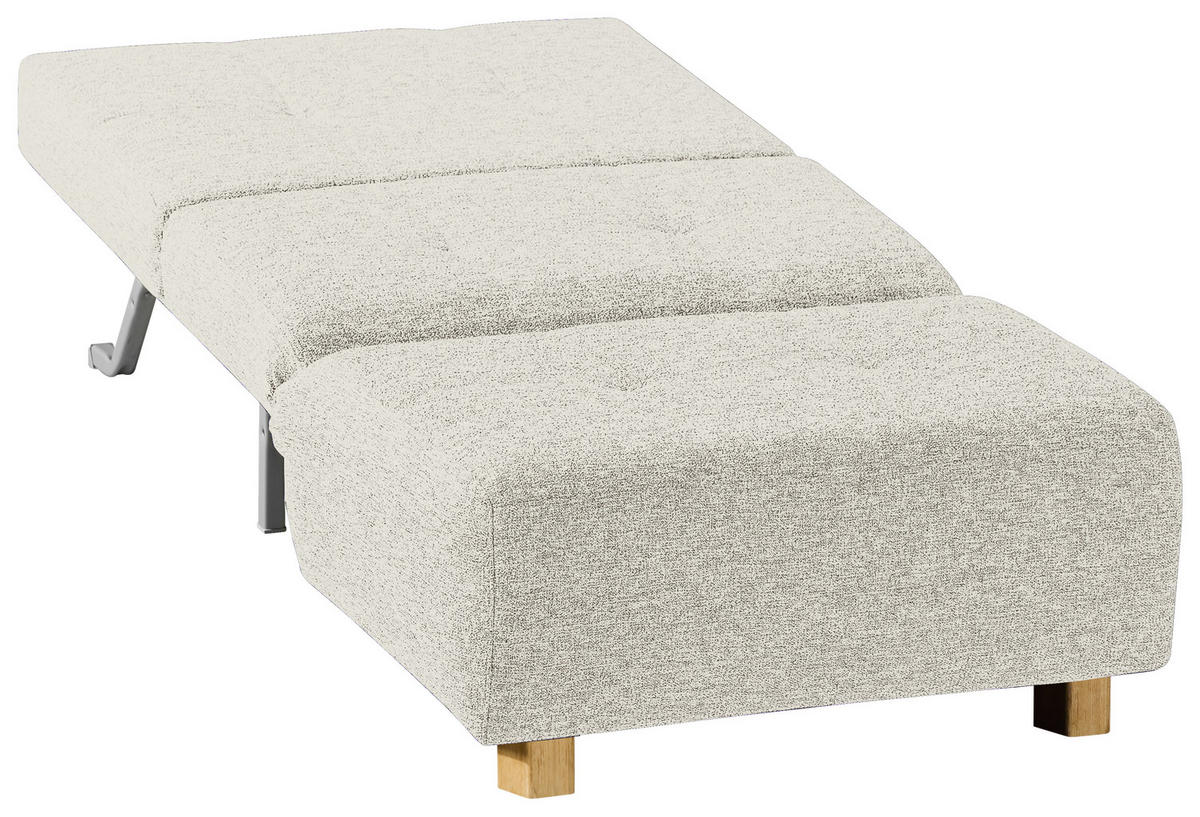 SCHLAFSESSEL in Flachgewebe Naturfarben  - Naturfarben, Design, Holz/Textil (85/92/102cm) - Novel