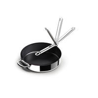 PONEV ZA PEČENJE Space 28 cm keramična prevleka  - barve nerjavečega jekla, Basics, kovina (28cm) - Joseph Joseph