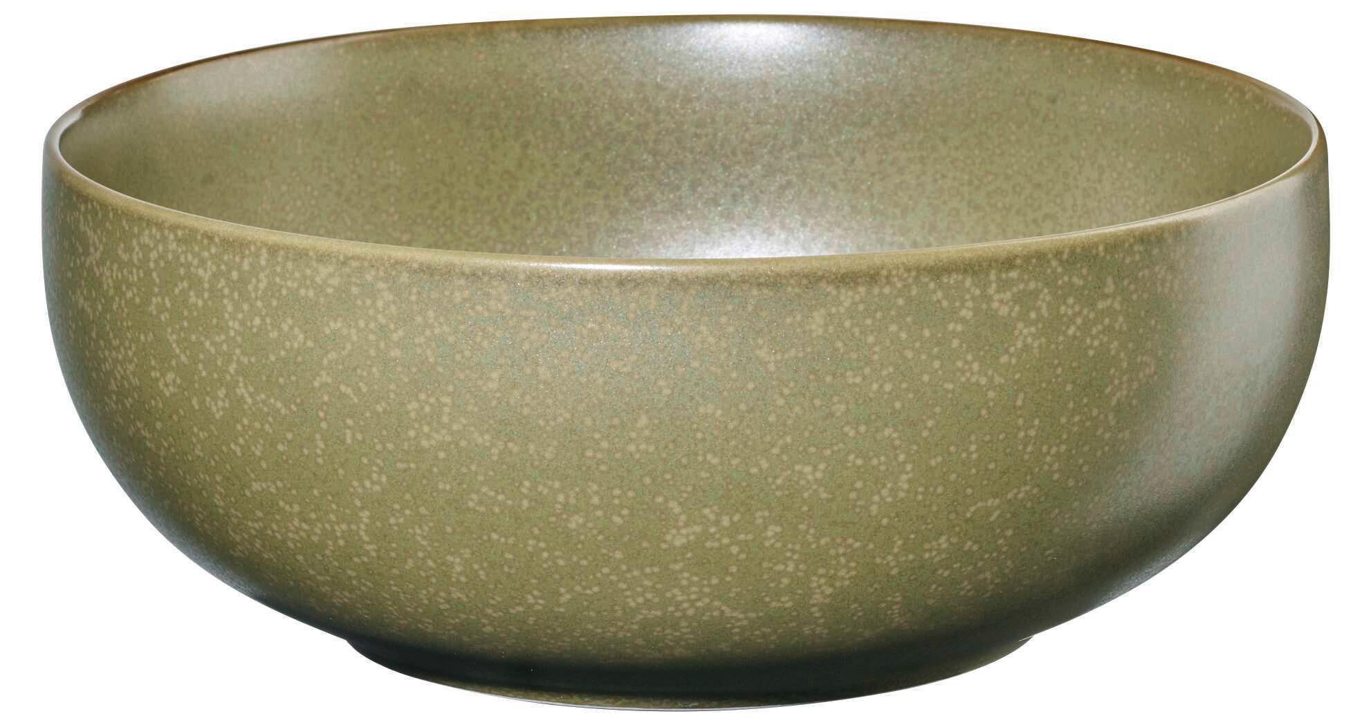 MISKA NA MÜSLI porcelán keramika  - olivově zelená, Design, keramika (18/7cm) - ASA