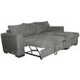 ECKSOFA Grau Webstoff  - Braun/Grau, KONVENTIONELL, Holz/Textil (170/235cm) - Carryhome