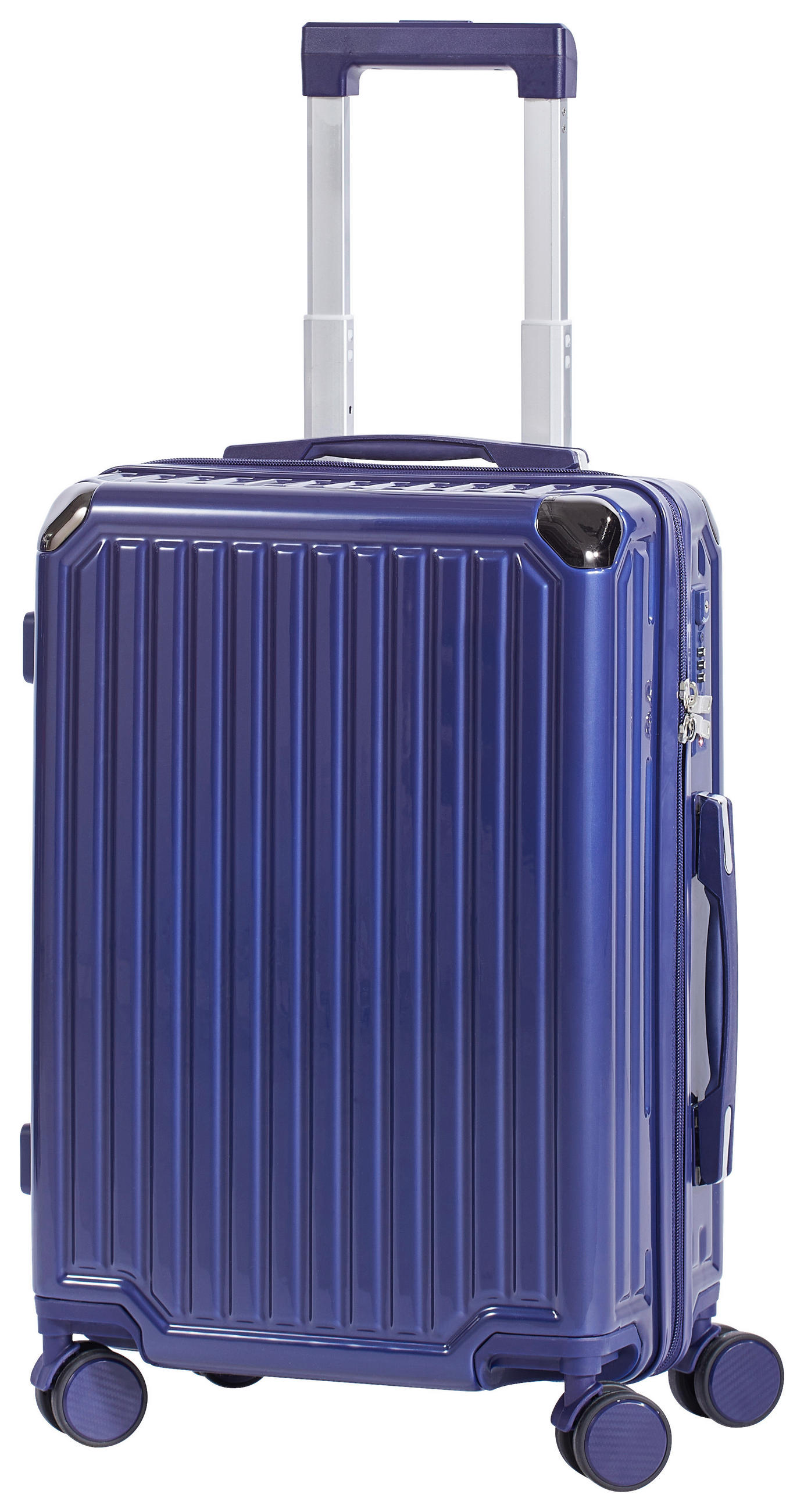 REISEKOFFERSET Blau 3-teilig  - Blau, Basics, Kunststoff/Textil - Novel
