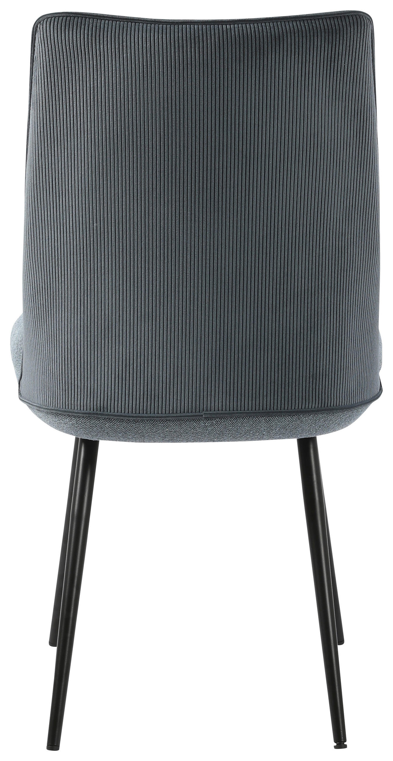 STOL, kovina, tekstil modra  - modra/črna, Design, kovina/tekstil (48/86/62cm) - Carryhome