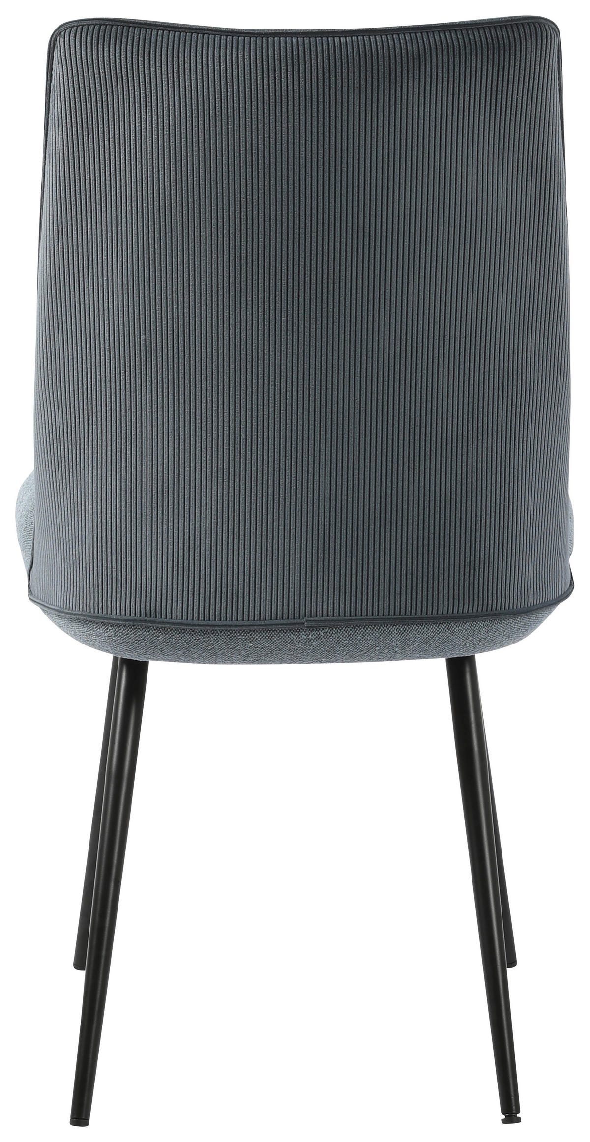STOL, kovina, tekstil modra  - modra/črna, Design, kovina/tekstil (48/86/62cm) - Carryhome