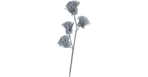 KUNSTBLUME - Grau, Basics, Kunststoff/Metall (103cm) - Ambia Home