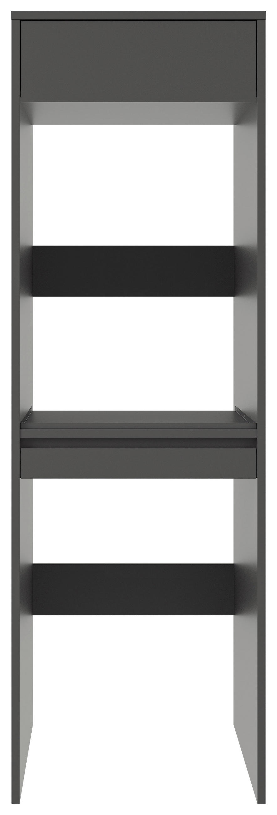 WASCHMASCHINENSCHRANK 67,5/210/67,5 cm  in Anthrazit  - Anthrazit, Basics, Holzwerkstoff (67,5/210/67,5cm) - Xora