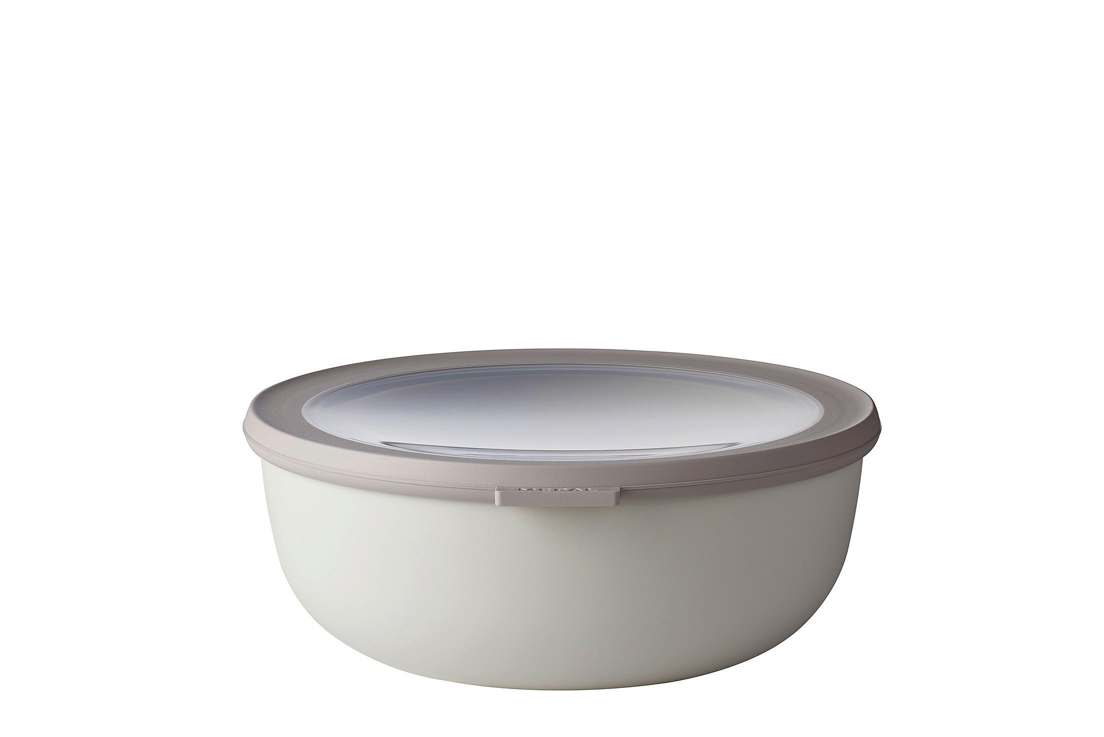 SCHÜSSEL CIRQULA   - Hellgrau/Weiß, Basics, Kunststoff (2,25l) - Mepal