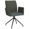 ARMLEHNSTUHL  in Stahl Mikrofaser  - Schwarz/Grau, Design, Textil/Metall (60/91/60cm) - Moderano