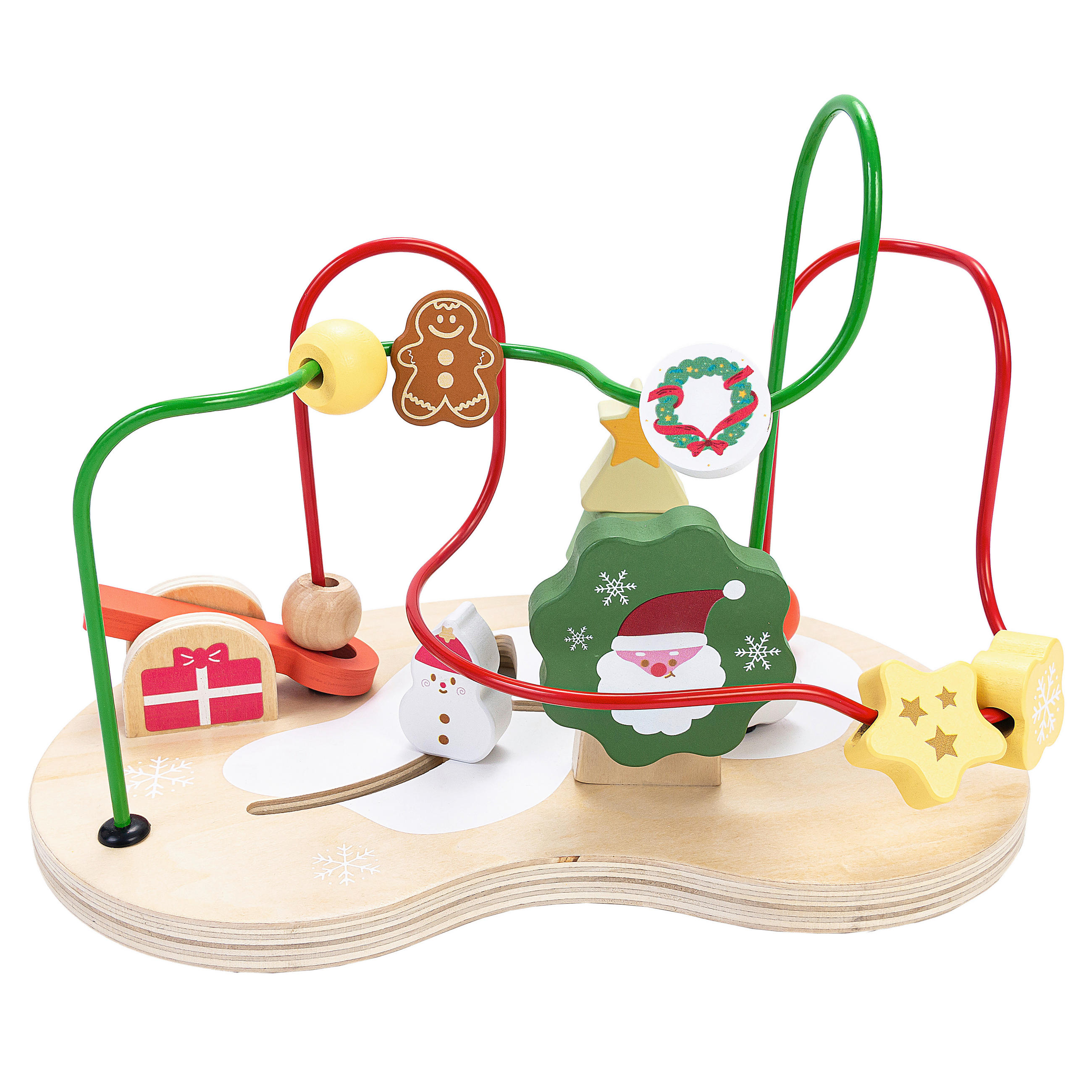 MOTORIKSPIEL - Gelb/Rot, Basics, Holz/Holzwerkstoff (28,3/19/19,1cm) - X-Mas