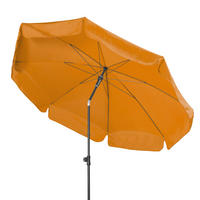 SONNENSCHIRM 200 cm Anthrazit, Braun  - Anthrazit/Braun, Basics, Textil/Metall (200cm) - Doppler