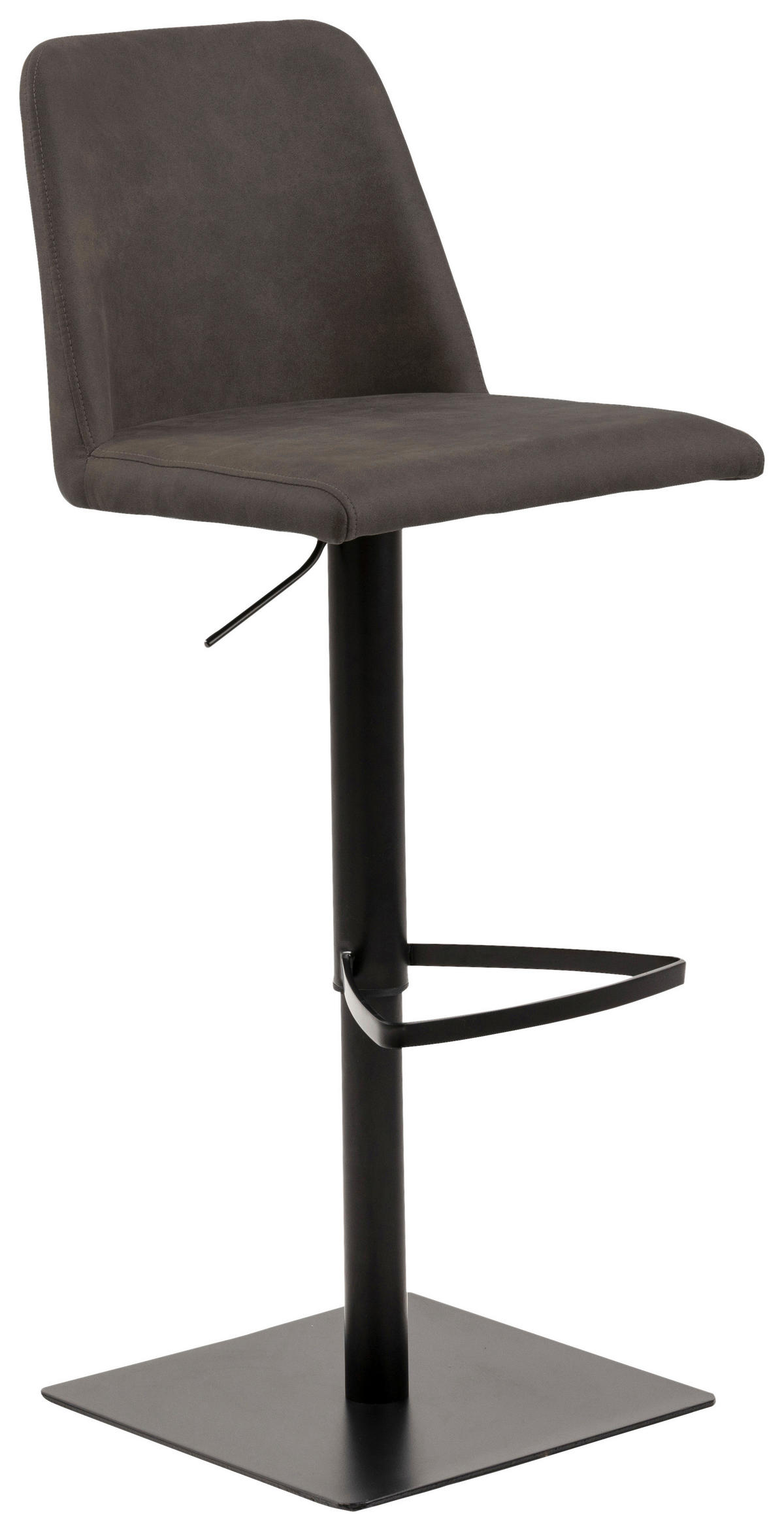 BARSKA STOLICA  antracit  tekstil      - crna/antracit, Konvencionalno, tekstil/metal (51/52-75,5/48,5cm) - Livetastic
