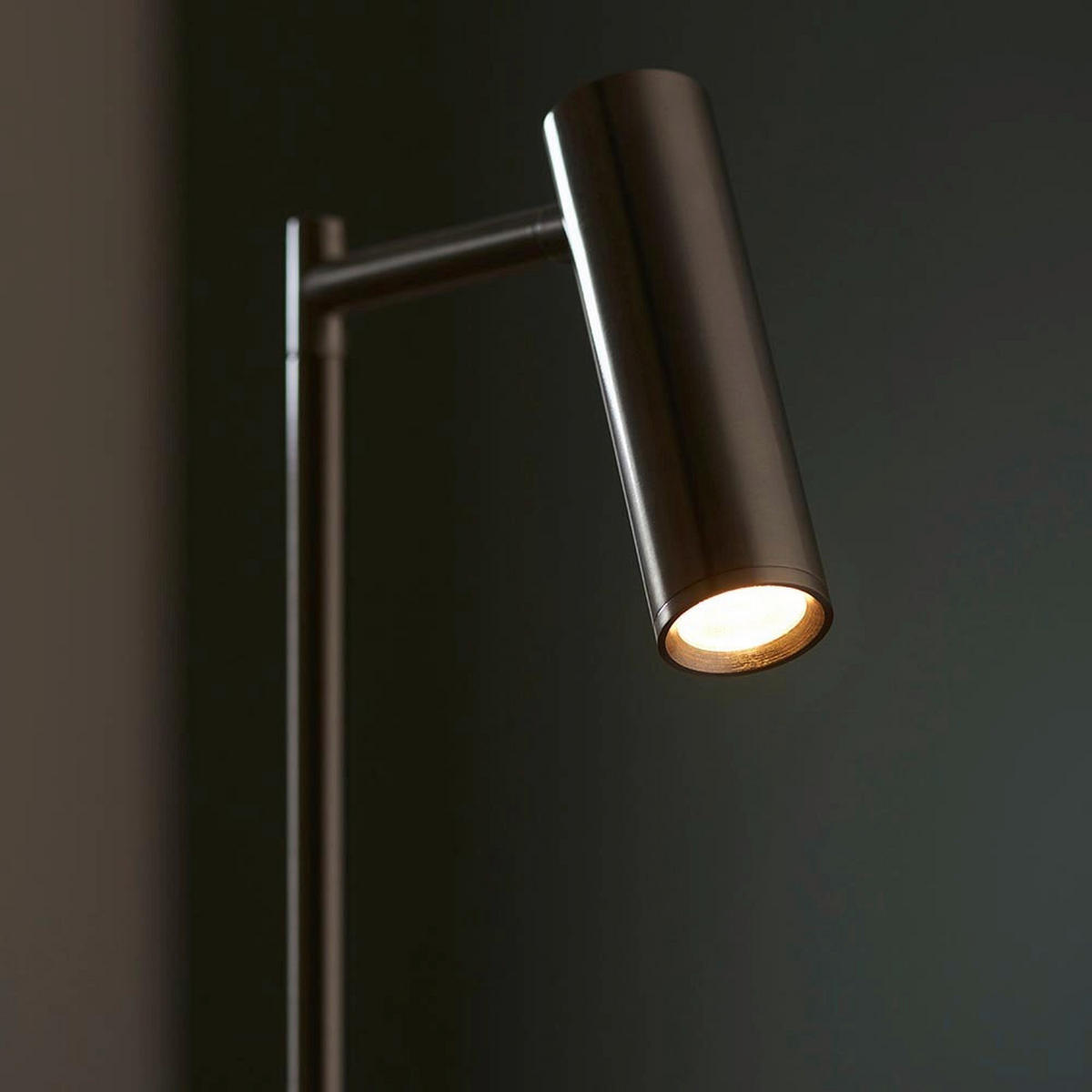 LED-STEHLEUCHTE 18,5/125 cm    - Nickelfarben, KONVENTIONELL, Metall (18,5/125cm) - ENDON