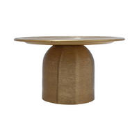 TORTENPLATTE - Goldfarben/Weiß, Trend, Metall (24,5/14cm) - Kayoom