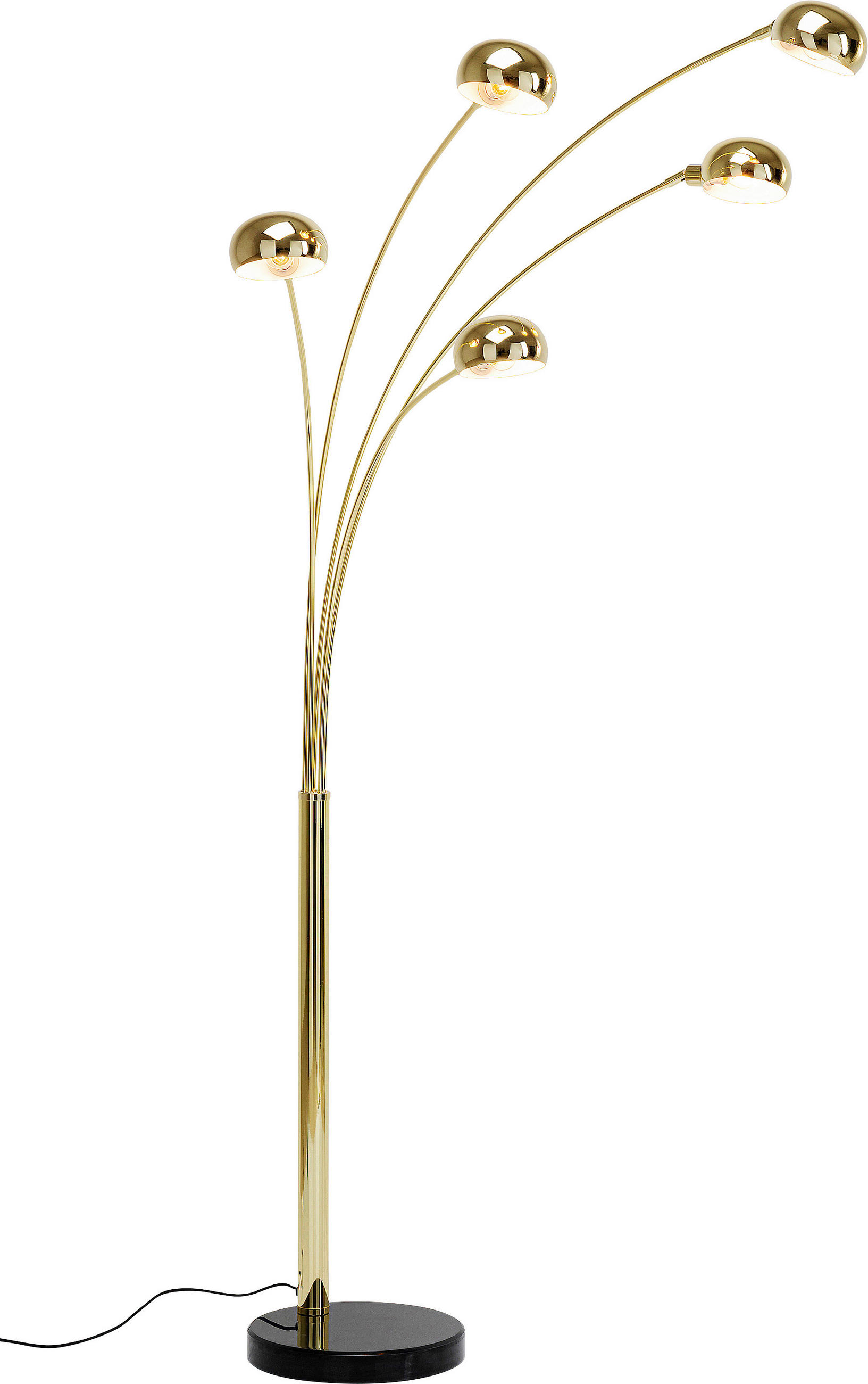 STEHLEUCHTE 85/215/108 cm   - Goldfarben, Trend, Stein/Metall (85/215/108cm) - Kare-Design