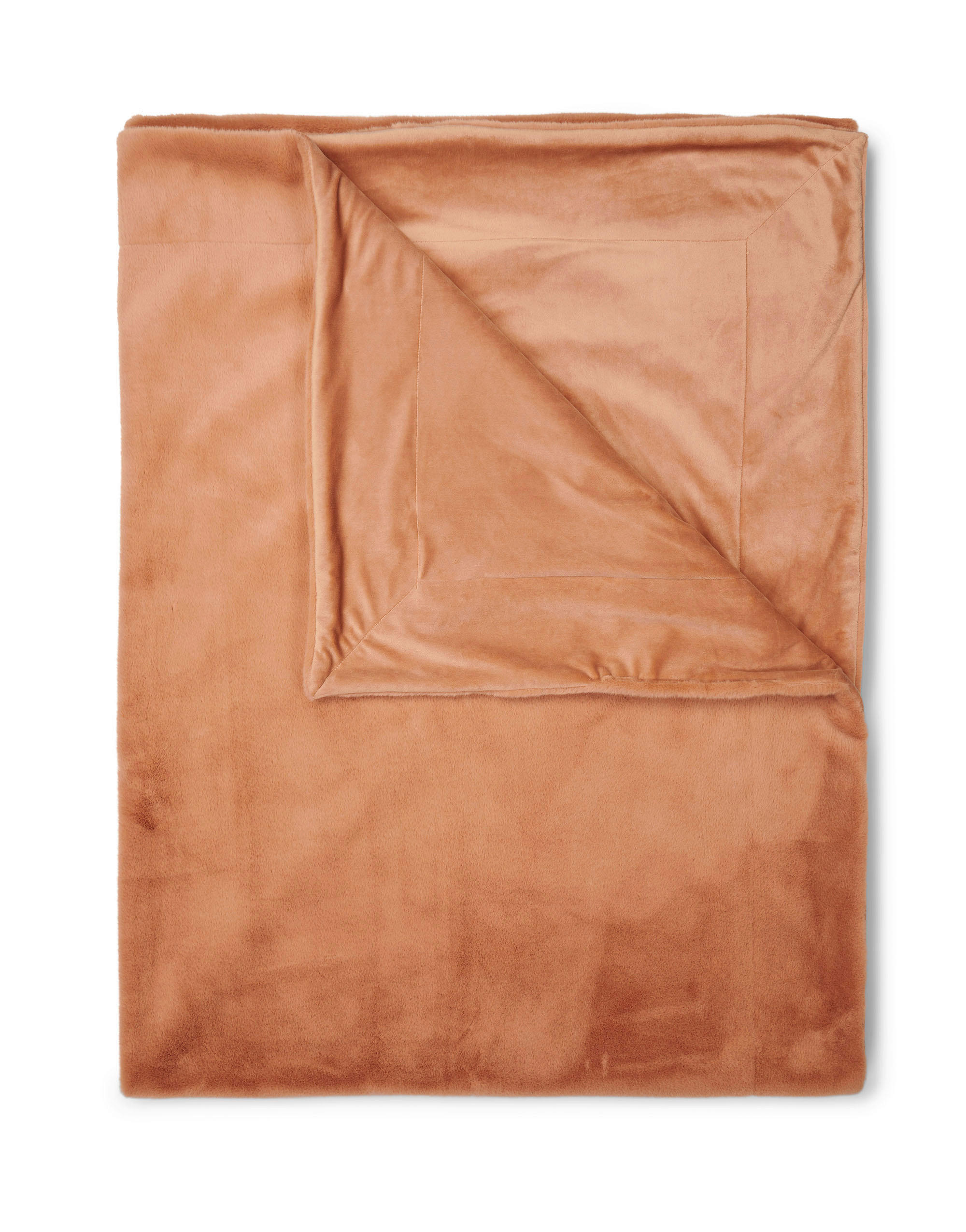 PLÉD, polyester, 150/200 cm - terakota, Basics, textil (150/200cm) - Essenza
