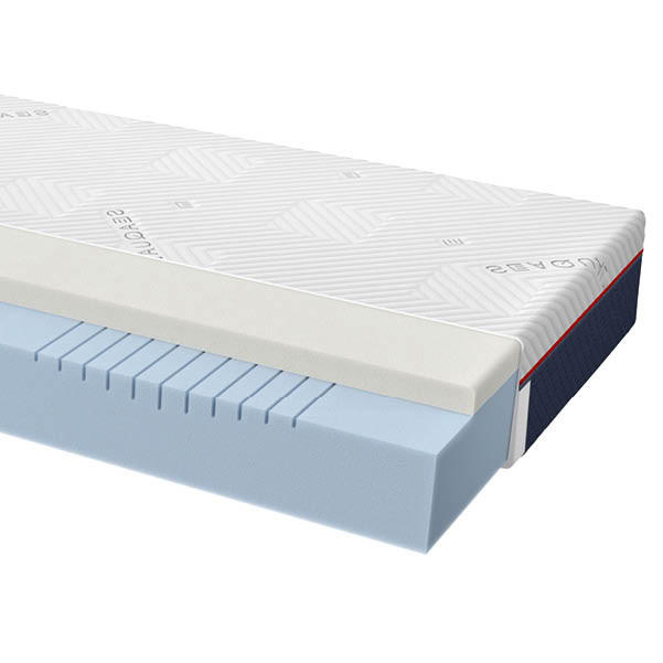 KOMFORTSCHAUMMATRATZE 120/200 cm Höhe ca. 19 cm  - Weiß, Basics, Textil (120/200cm) - Boxxx
