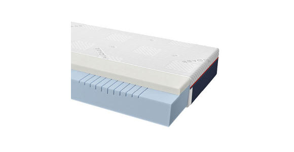 KOMFORTSCHAUMMATRATZE 140/200 cm Höhe ca. 19 cm  - Weiß, Basics, Textil (140/200cm) - Sleeptex