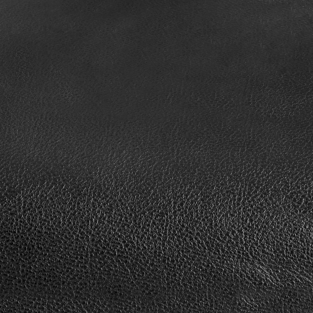 DREHSTUHL  in Netz Schwarz, Alufarben  - Schwarz/Alufarben, Design, Leder/Textil (48/105-115/55cm) - Topstar