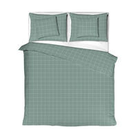 ÁGYNEMŰHUZAT-GARNITÚRA 220/200 cm  - zsályazöld, Basics, textil (220/200cm)