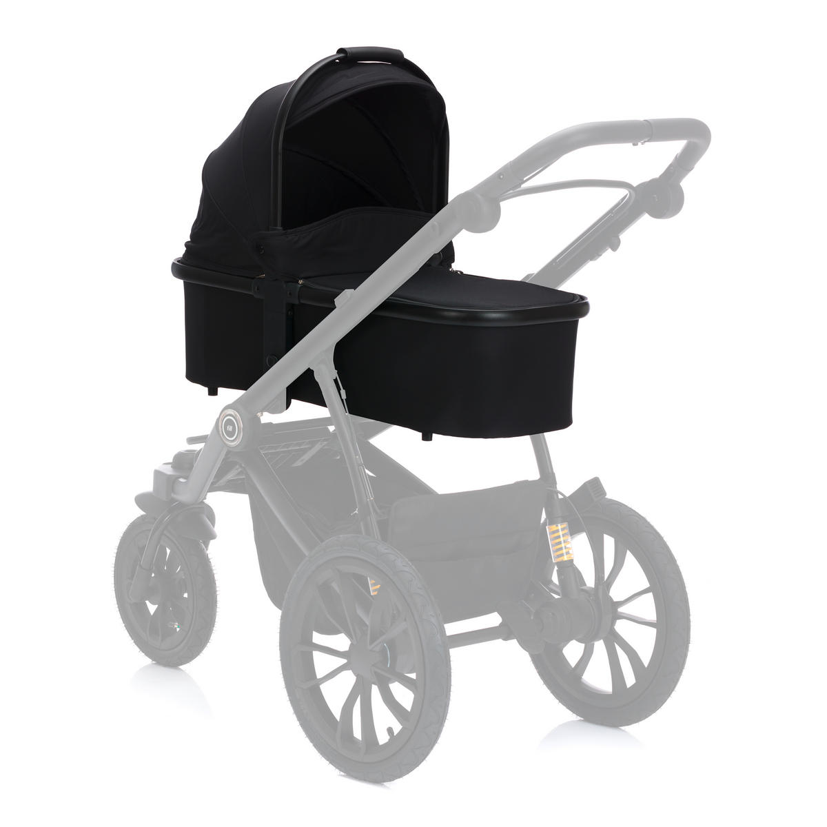 LIGGDEL  - svart, Basics, metall/textil (82/62/39,5cm) - Jimmylee