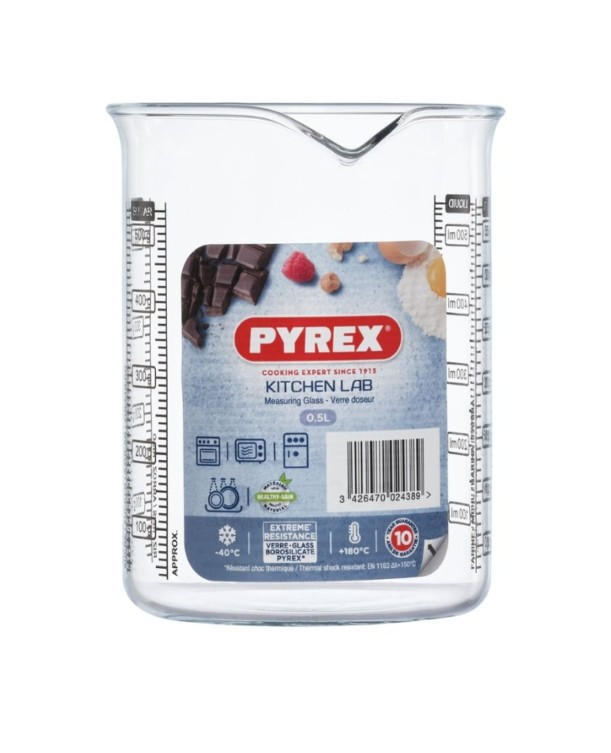 MÅTTBÄGARE - transparent, Basics, glas (500ml) - Pyrex