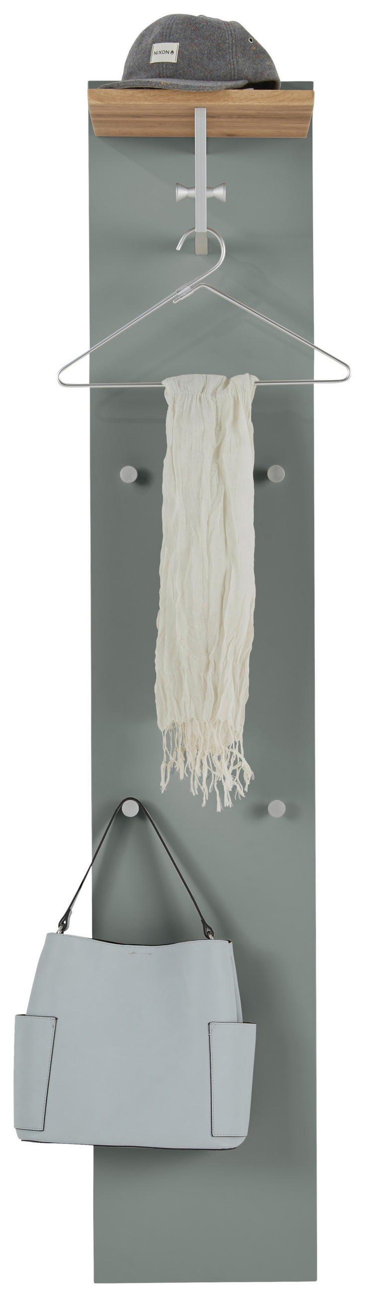 Dieter Knoll Garderobenpaneel Grau, Eiche 31x165x29 cm